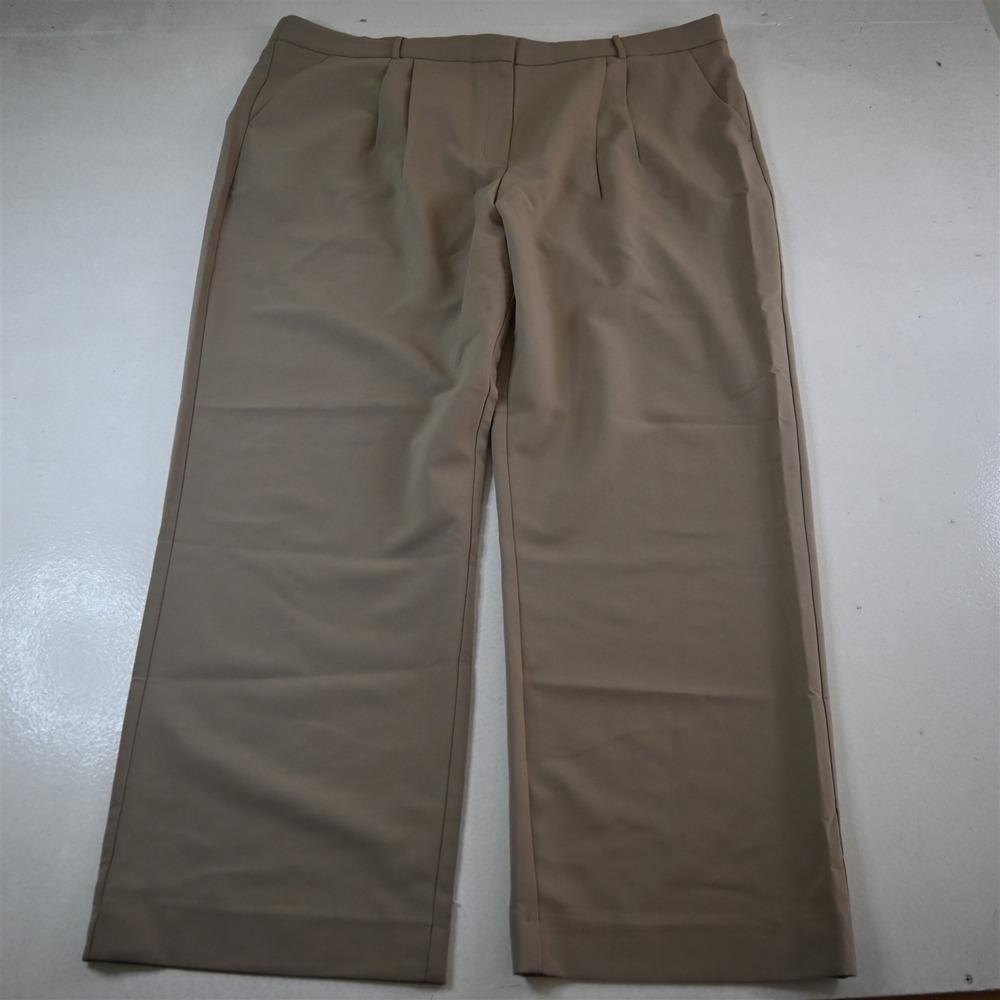 Abercrombie & Fitch Beige Wide Leg Pants